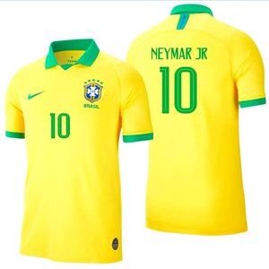 Men's NIKE Soccer Brazil Jersey | Neymar Jr. | #10 | Yellow | Size- M | NWOT